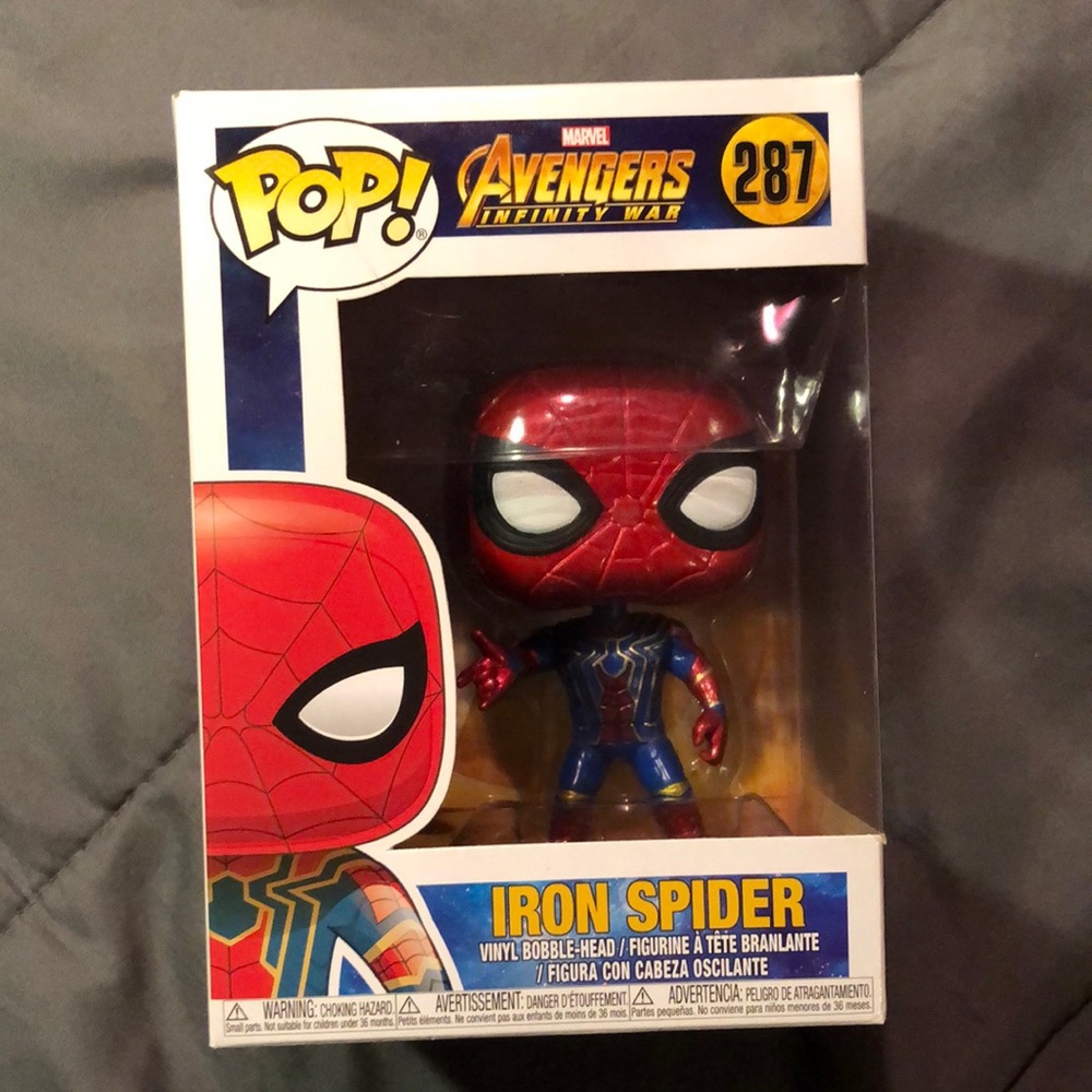 Avengers Infinity War Iron Spider Spider-Man 287 Funko Pop Marvel
